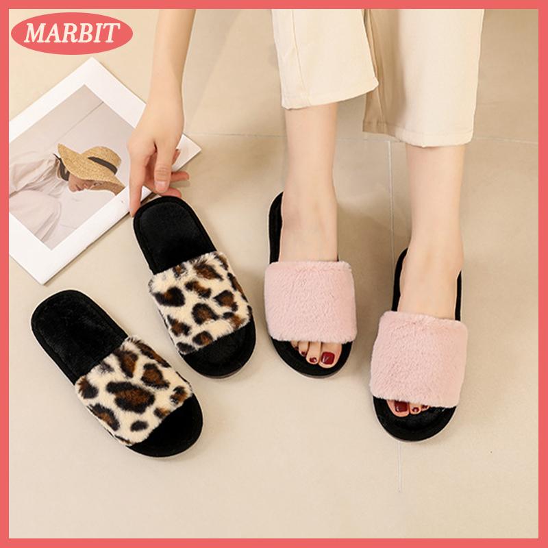 MARBIT Hot Sale รองเท้าแตะผู้หญิงแบบเรียบง่าย, รองเท้าผ้าคอตตอนสวมใส่สบายเทรนด์รองเท้าลำลองสวมใส่สบายใหม่ฤดูใบไม้ร่วงฤดูหนาว ราคา 76 บาท*ส่งฟรี