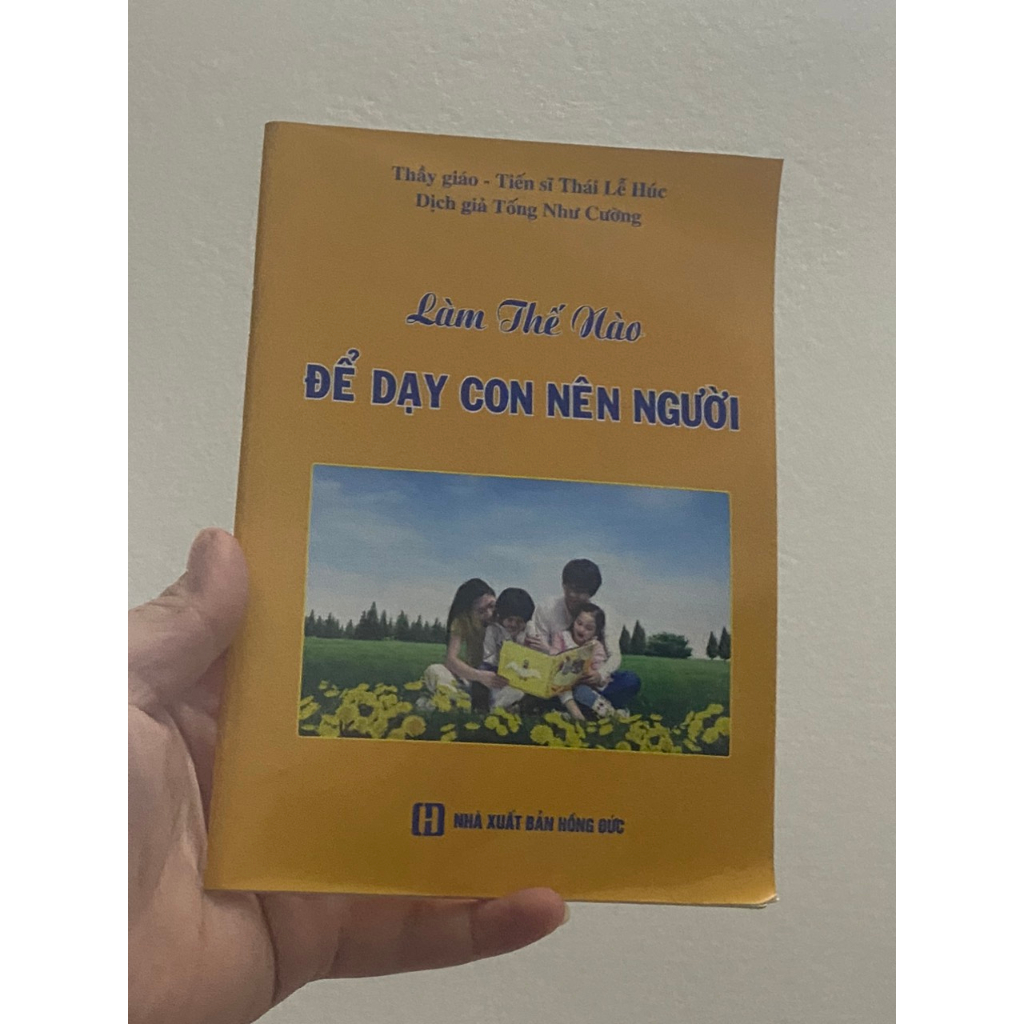 Sách - làm thế nào để dạy con nên người
