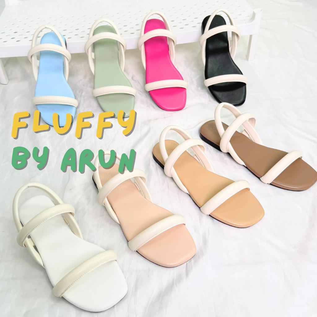 รองเท้าแตะแฟชั่น แบรนด์ ARUN รุ่น AR2030 รัดข้อ พื้นนิ่มมาก พร้องส่ง ราคา 159 บาท*ส่งฟรี