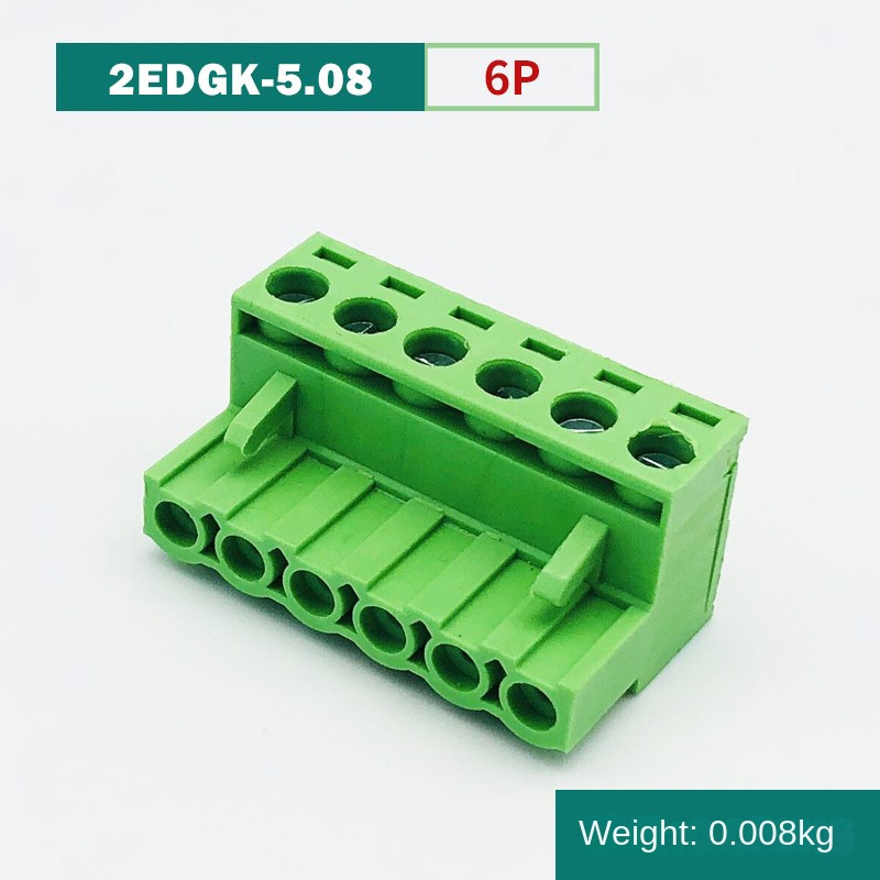 Khối Đầu Nối Tháo Lắp 2EDGK 5.08mm 6P | Tùy chọn Từ 2P-24P – Kết Nối PCB An Toàn, Bền Bỉ