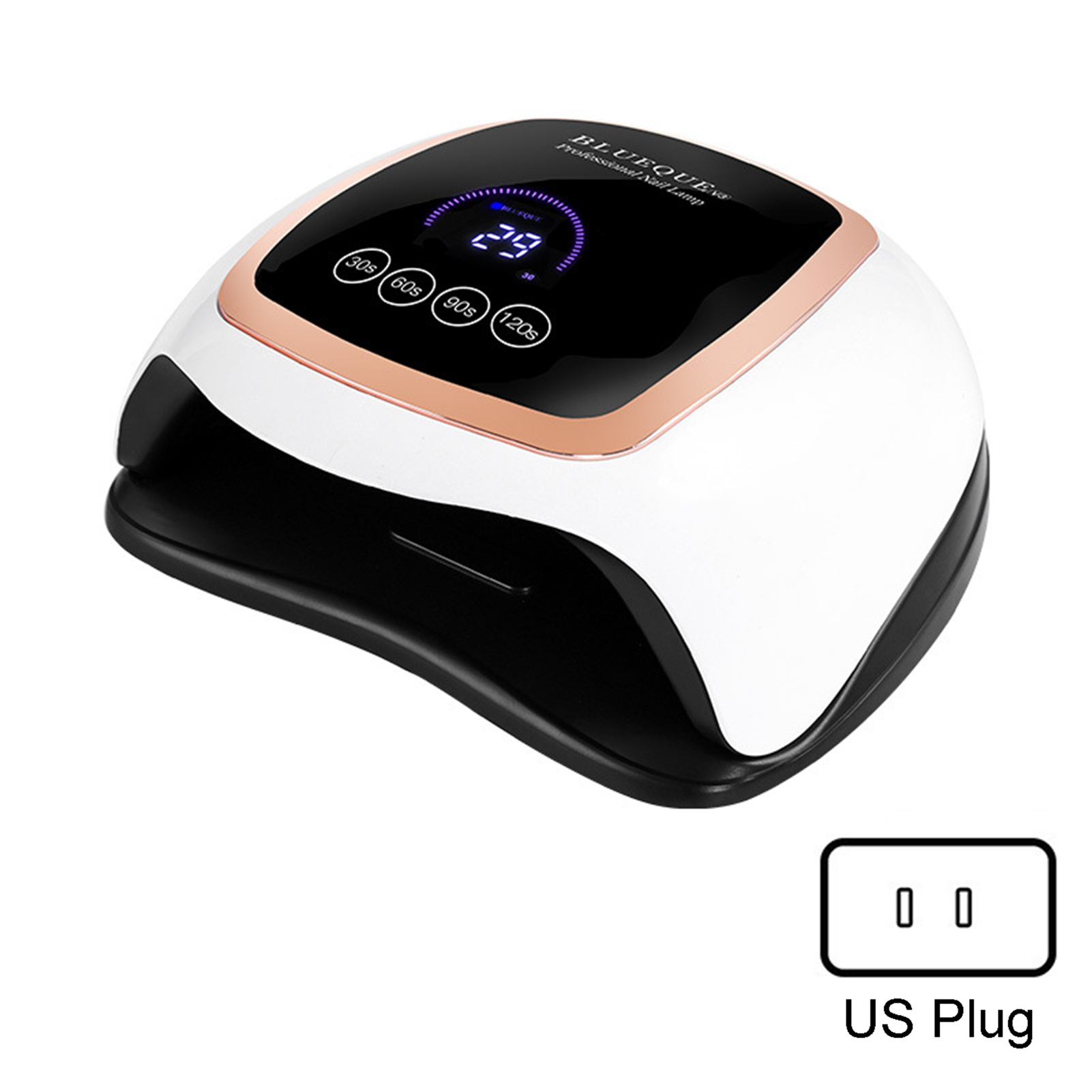 VUL MALL Manicure Drying Lamp LCD Screen Intelligent Sensing 42 Light Beads Digital Display 168W LED Nail Art Lamp for Female ราคา 865 บาท*ส่งฟรี