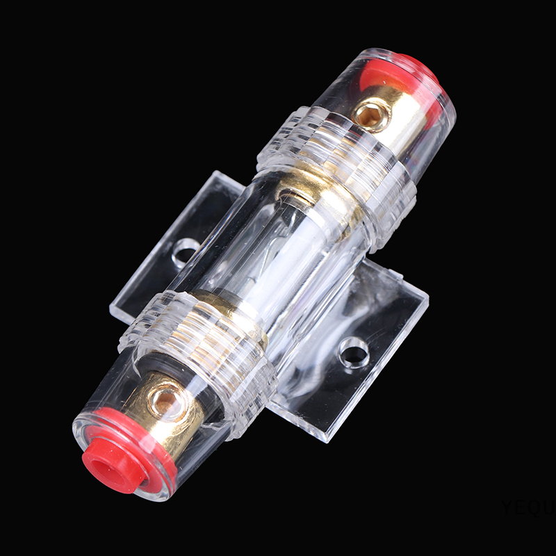 YEQU Giá đỡ cầu chì Giá đỡ cầu chì tái trang bị âm thanh xe hơi Bộ Ngắt Mạch âm thanh nổi xe hơi