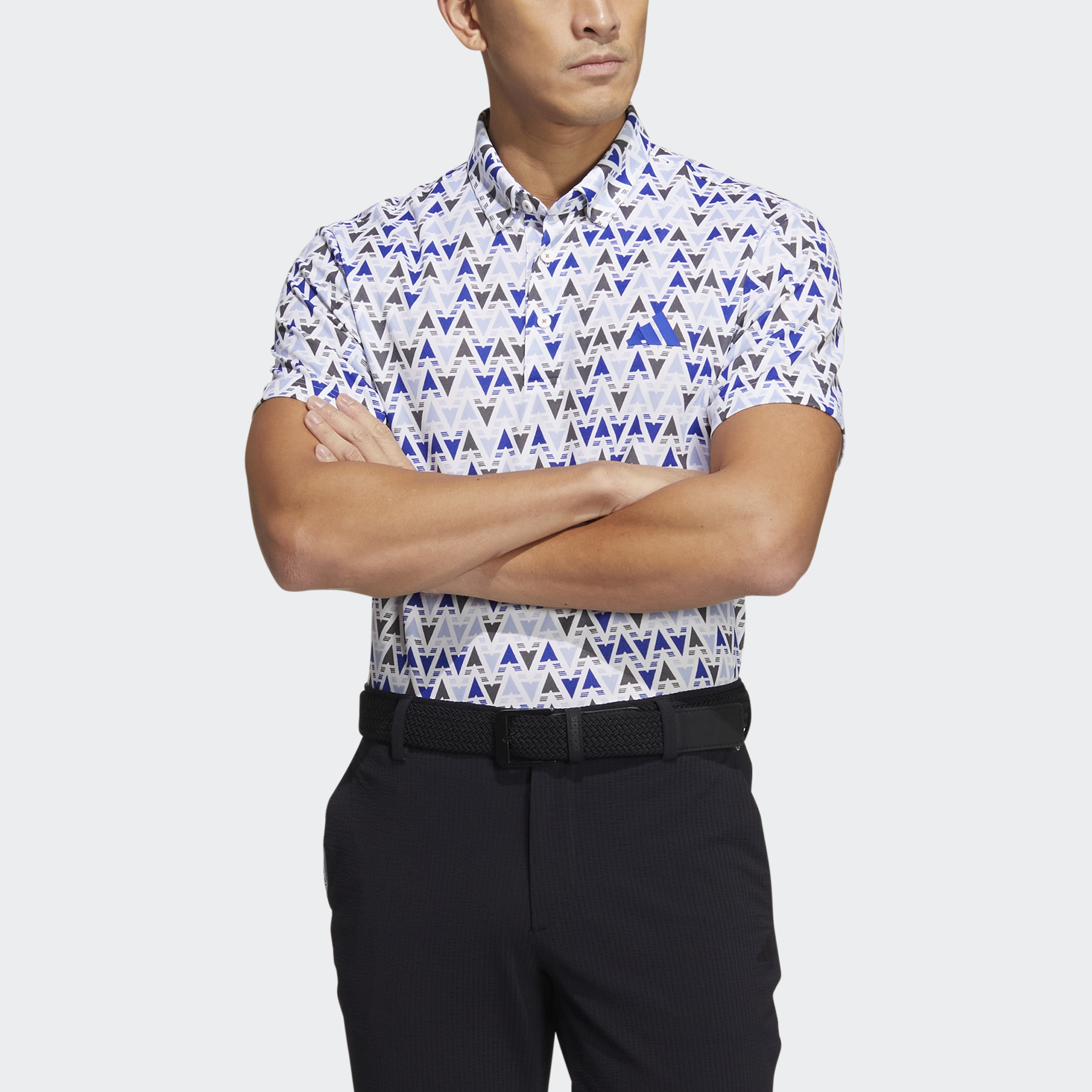 adidas Đánh gôn Áo Polo Graphic AEROREADY Nam Màu xanh da trời HT6835