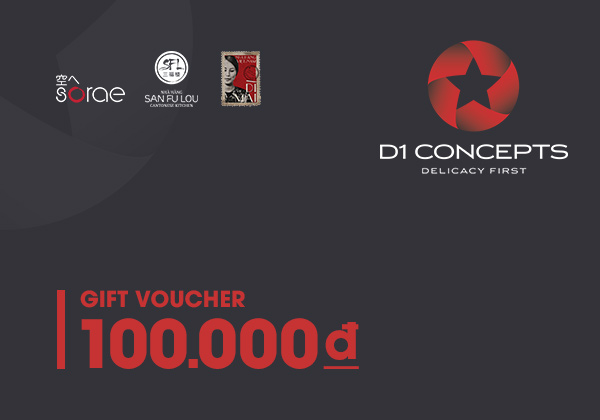 Phiếu quà tặng D1-concepts 100k