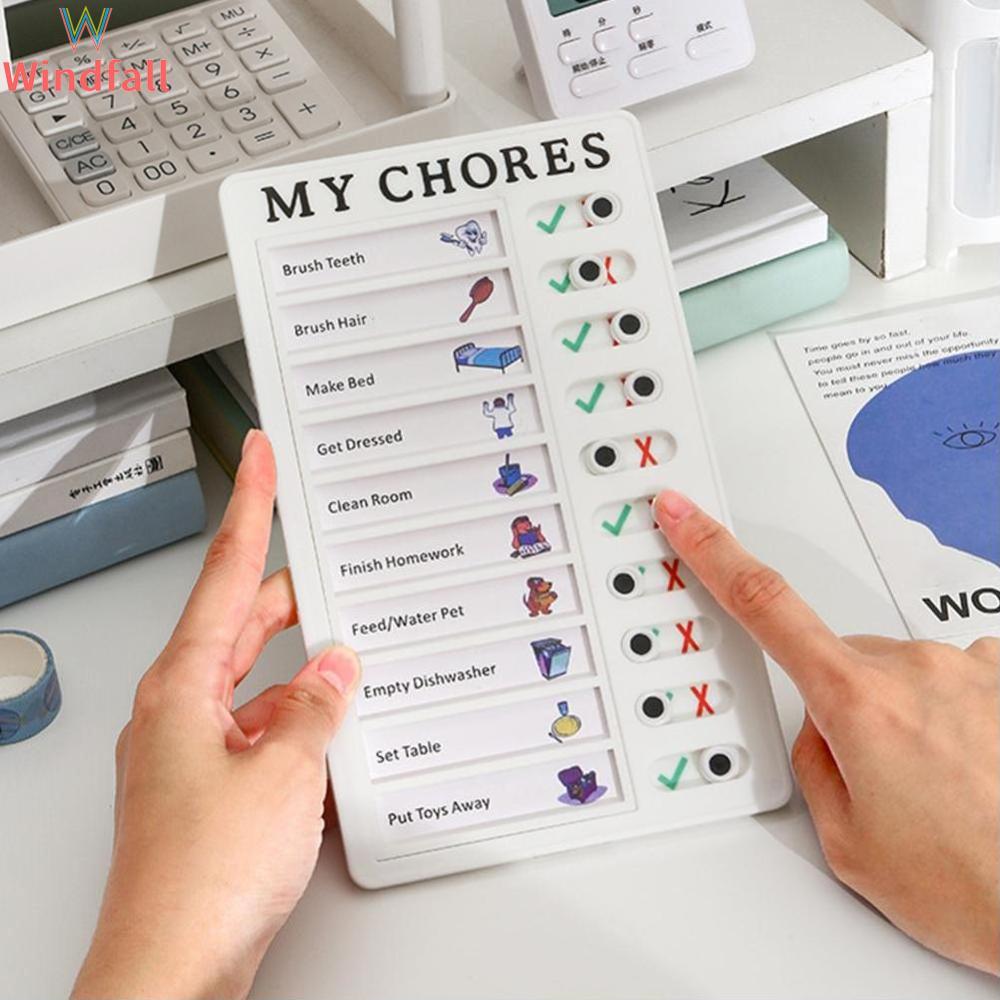 Sigomay Bảng ghi chú biểu đồ việc lặt vặt di động, Bảng kiểm tra Sổ danh sách ghi nhớ có thể tháo rời tin nhắn tự làm tái sử dụng nhà lập kế hoạch biểu đồ nhắc nhở