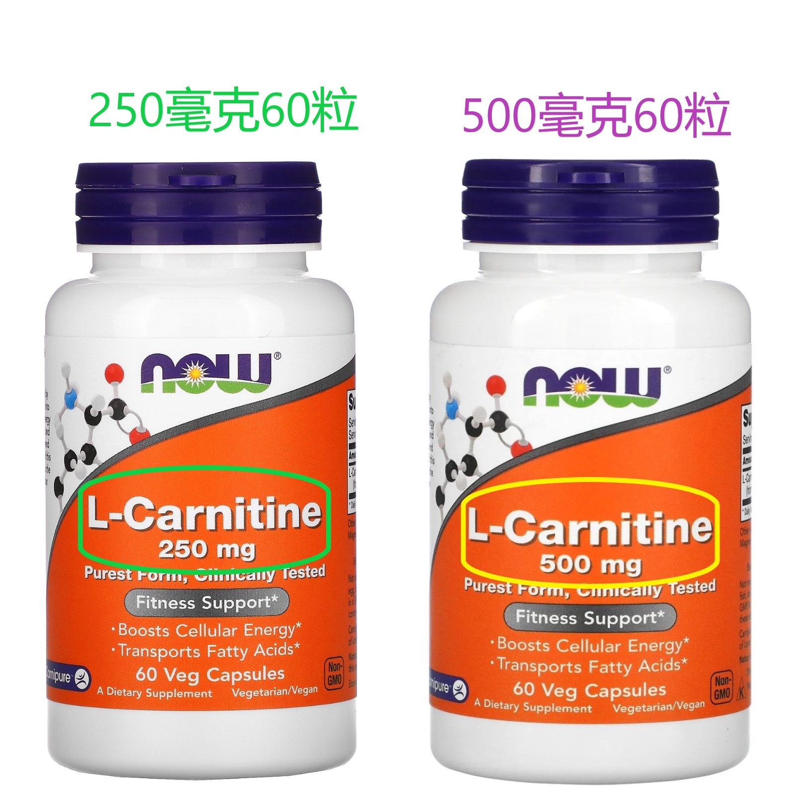 l-carnitin L-Carnitine (Carnipure) capsules - 2000 mg per daily dose - 120 capsules