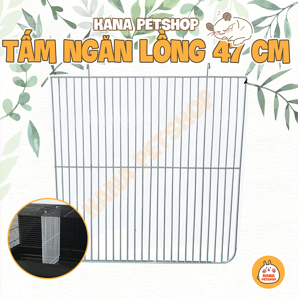 Tấm ngăn lồng hamster 47cm 🐹freeship🐹 vách ngăn lồng đại cơ bản bằng sắt hamster tách lồng tách chuồng