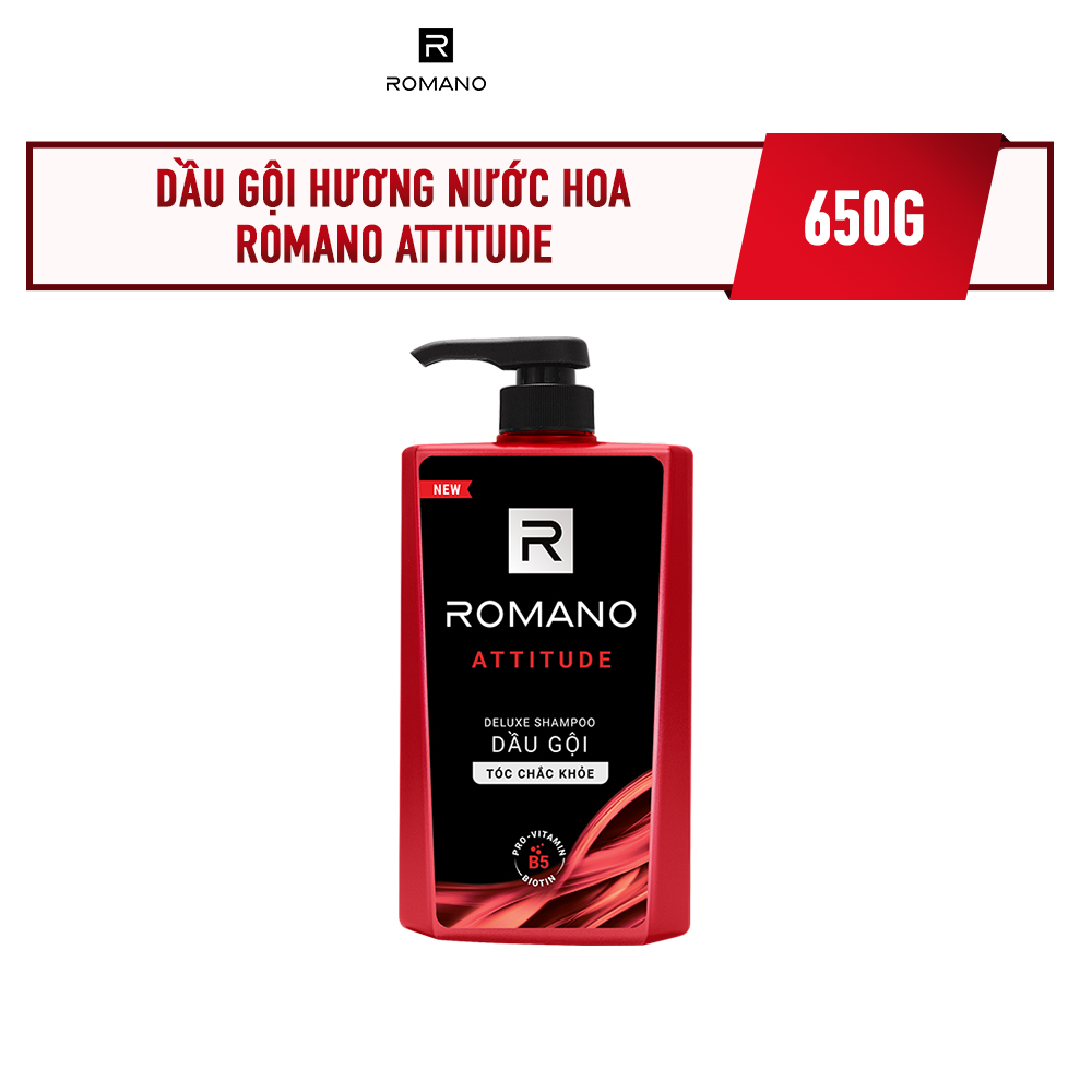 Dầu gội hương nước hoa Romano Attitude 650g