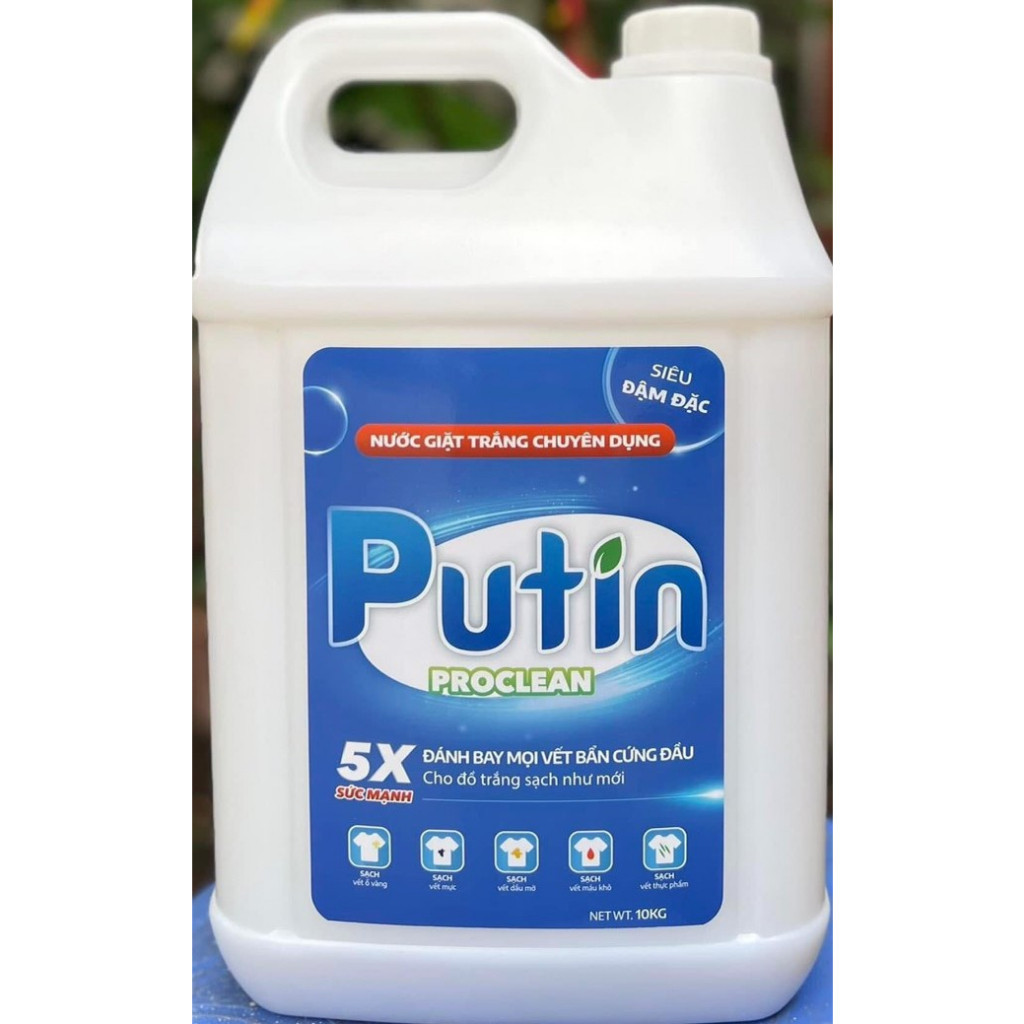 NƯỚC GIẶT PUTIN ECO PRO SẠCH KHÔNG MÙI 10L