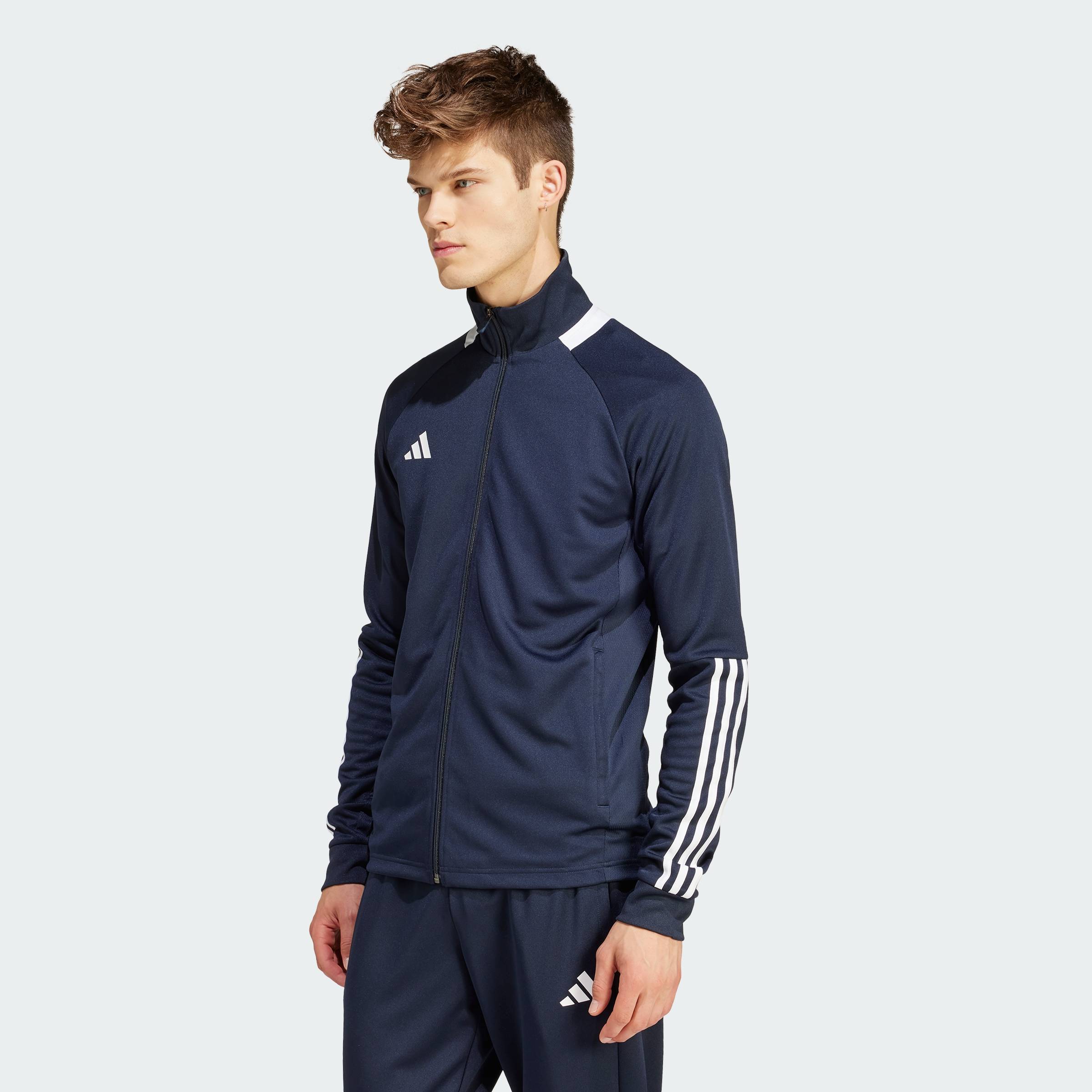   CHỈ 8.12-GIẢM 30% + VOUCHER 10%  adidas Phong cách sống Áo Track Jacket Dáng Ôm 3 Sọc Sereno AEROREADY Nam Màu xanh da trời IR9748 