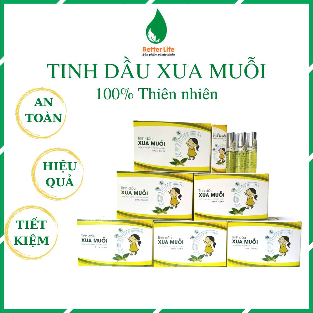 Tinh dầu xua đuổi muỗi Odora chính hãng 8ml chiết xuất thiên nhiên an toàn cho mẹ và bé- Better Life