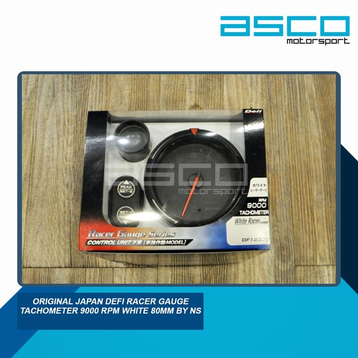 JAPAN DEFI RACER GAUGE TACHOMETER 9000 RPM WHITE 80MM BY NS Harga  6,096,000 rupiah*Gratis Ongkir