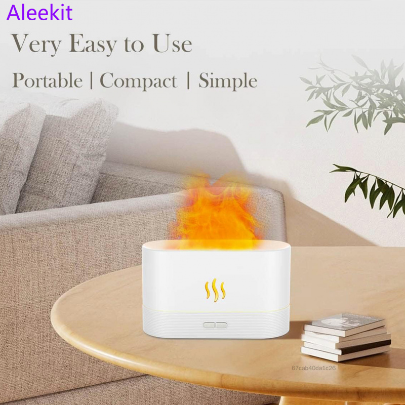 Kinscoter Aroma Diffuser เครื่องเพิ่มความชื้นในอากาศ Ultrasonic Cool Mist Maker Fogger Led Essential Oil Flame Lamp Difusor TF-Ari-TH ราคา 357 บาท*ส่งฟรี