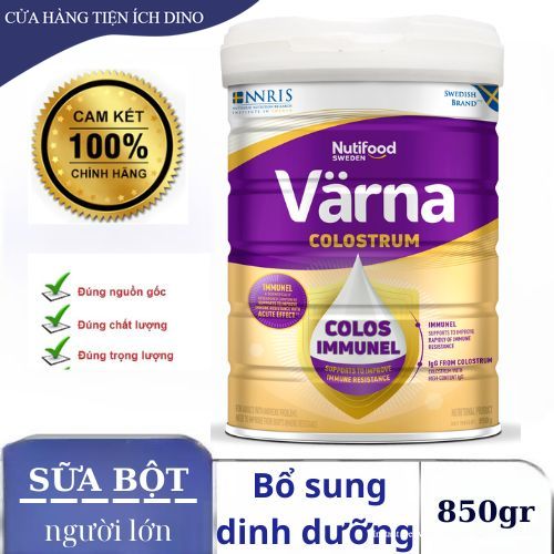 DINO- SỮA BỘT DINH DƯỠNG NGƯỜI LỚN VARNA COLOSTRUM HỘP THIẾC 850GR - 32054