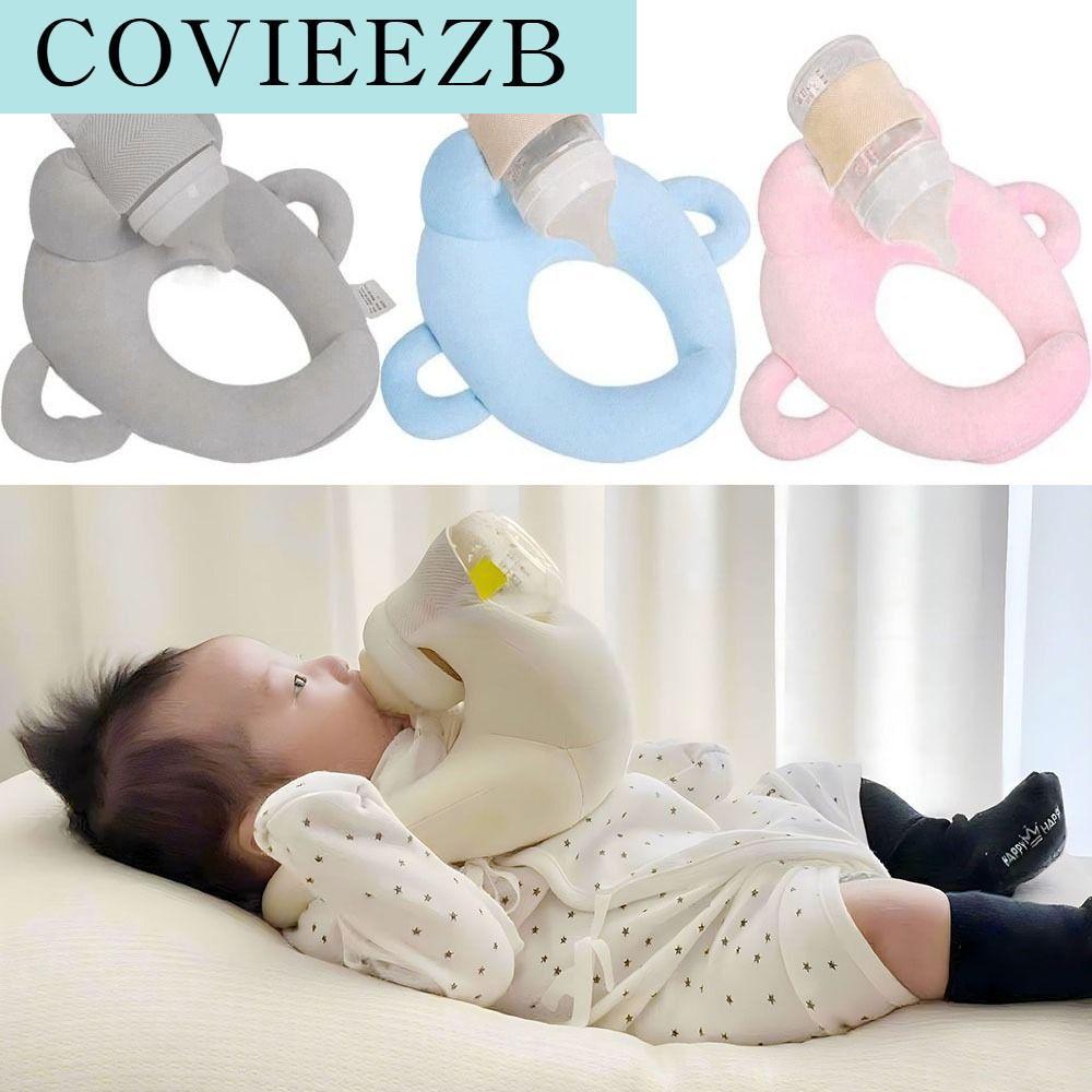 COVIEEZB ปรับได้ ที่วางขวดนมสำหรับเด็กที่ให้อาหารเอง 2 ที่จับด้านข้าง แฮนด์ฟรี ที่เก็บขวดนมสำหรับทารก นุ่มนวล สะดวกสบาย หมอนรองให้อาหารทารก ดูแลทารก ราคา 263 บาท*ส่งฟรี