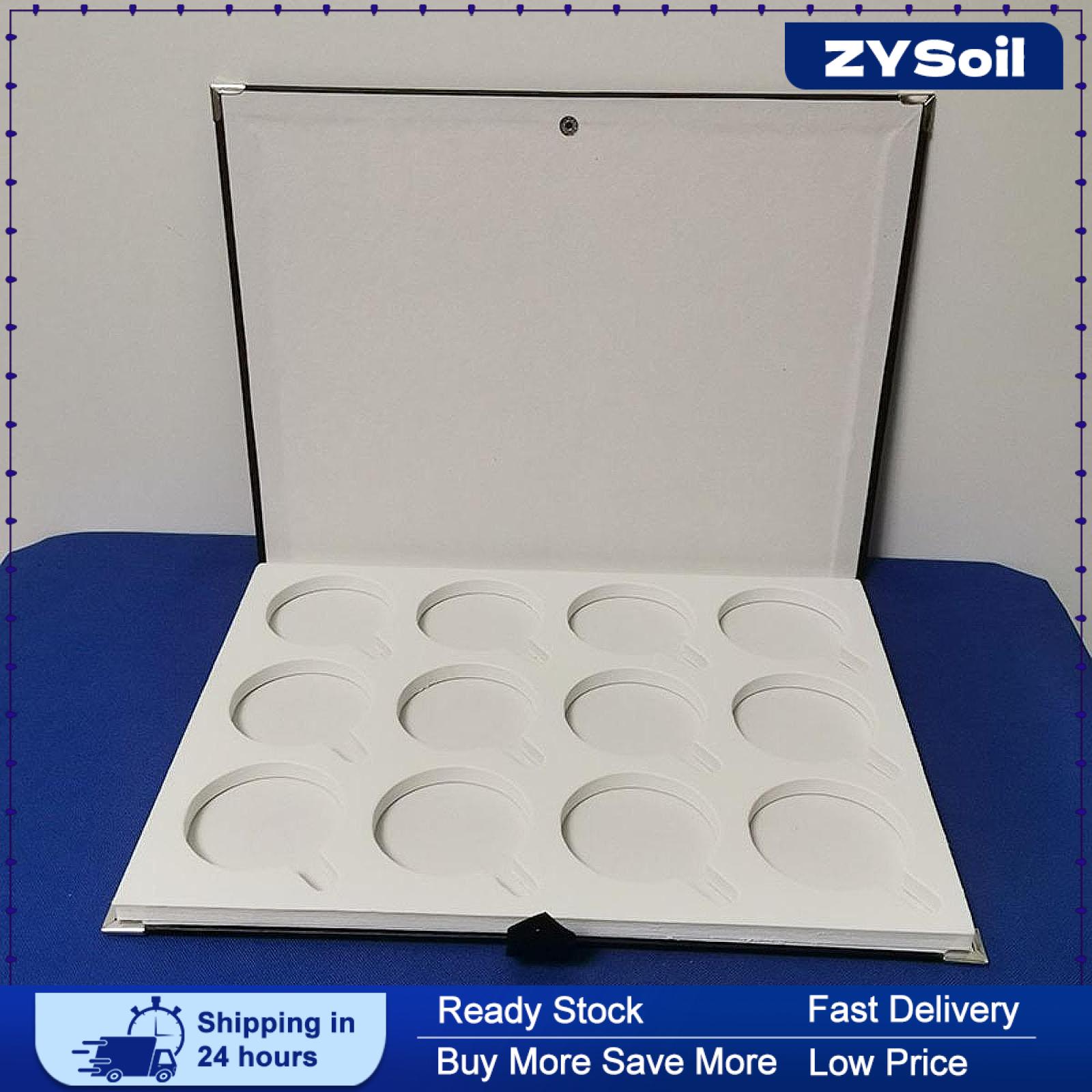 Zysoil ống kính lưu trữ hộp kính ống kính lưu trữ hộp Chất liệu da PU Ống kính đa chức năng Khay cho hyperopia ống kính Ống kính len mẫu ống kính
