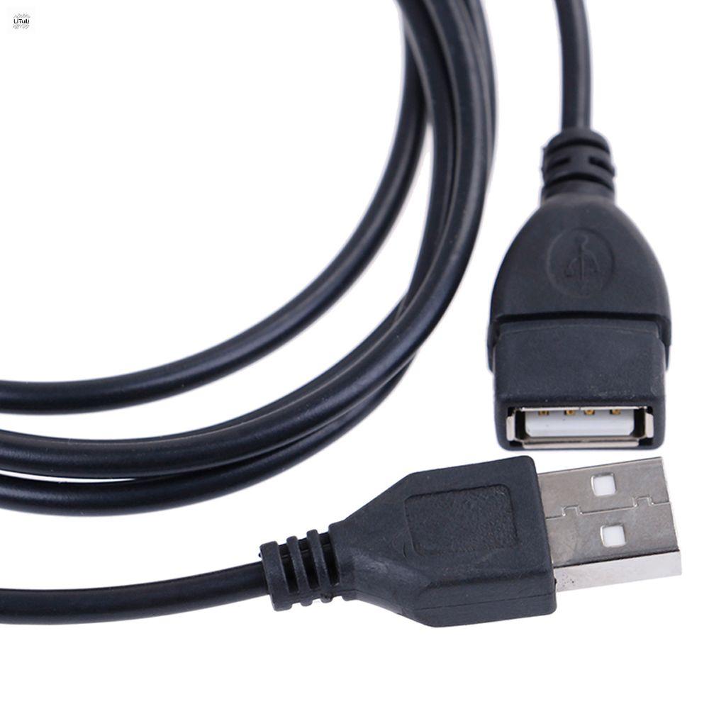 LITUILI 1PC Xách tay Dữ liệu Sync Bộ chuyển đổi Dây Cáp phí USB 2.0 Mở Rộng Dây USB Cáp Mở Rộng USB 2.0 Cáp Dữ liệu Đường Dây Truyền Tải