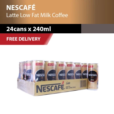 Nescafe Latte Milk Coffee Can Drink 24 x 240ml