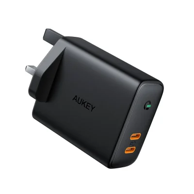 Aukey PA-D2 Focus Duo 36W Power Delivery Dual-Port PD USB C Charger with Dynamic Detect