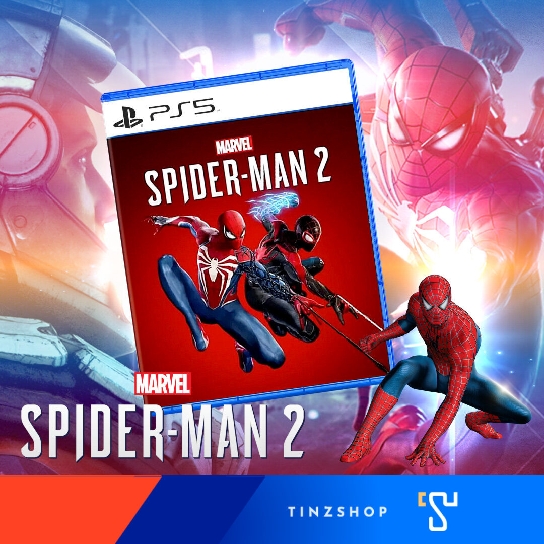 PlayStation PS5 Game Marvel's Spider-Man 2 / Zone Asia แผ่นเกม PS5 เกม Spiderman2 ราคา 1,589 บาท*ส่งฟรี