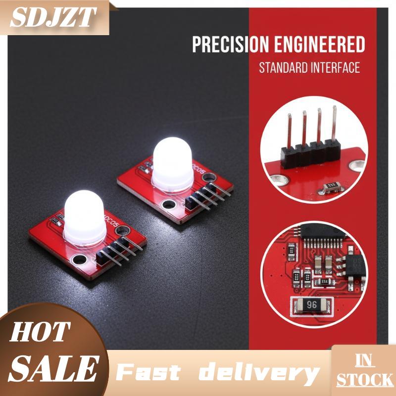 SDJZT 5ชิ้น10มม. สีเต็มรูปแบบเข้ากันได้กับ RGB LED Module140C5บล็อกอาคารอิเล็กทรอนิกส์สำหรับ arduinos ชุดเริ่มต้น DIY ราคา 77 บาท*ส่งฟรี