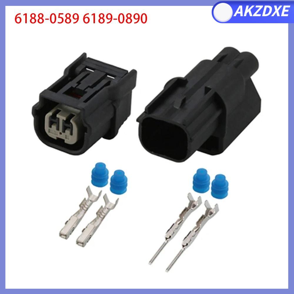 AKZDXE 1Set 2 chân 040 Đầu nối ô tô Công tắc nhấn Nam Nữ 6188-0589 6189-0890  Cuộn dây đánh lửa Phích cắm cảm biến ABS Cho hondas