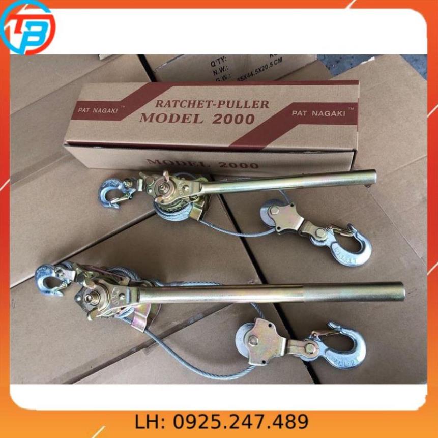 Palang Pa lăng lắc cáp Kawasaki tải 1 tấn - CÁP THÉP Thái Bình Vina Giá 800,000 Đồng*Miễn phí vận chuyển