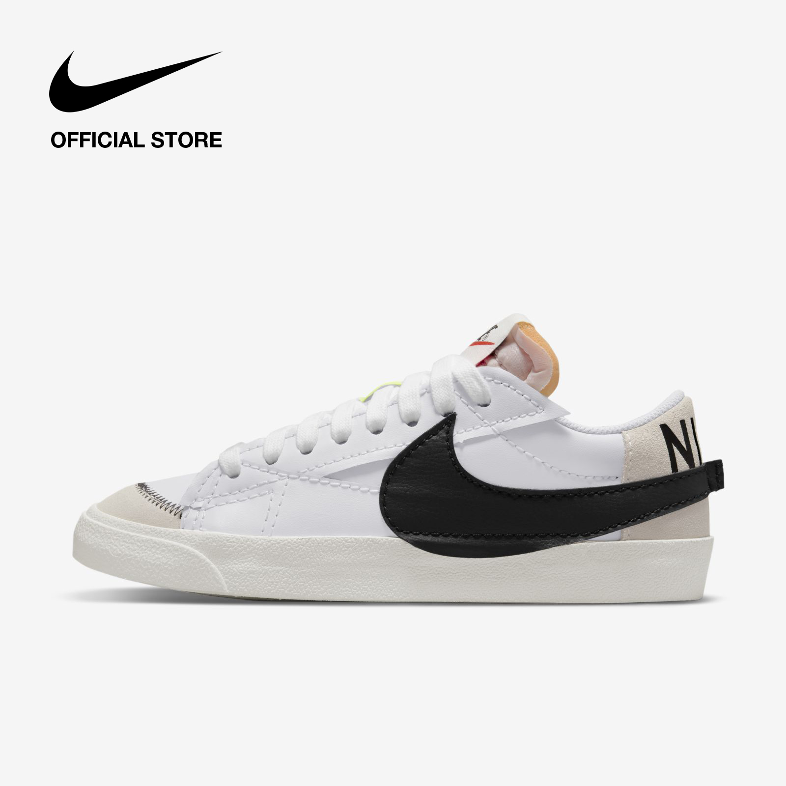 all white low blazers