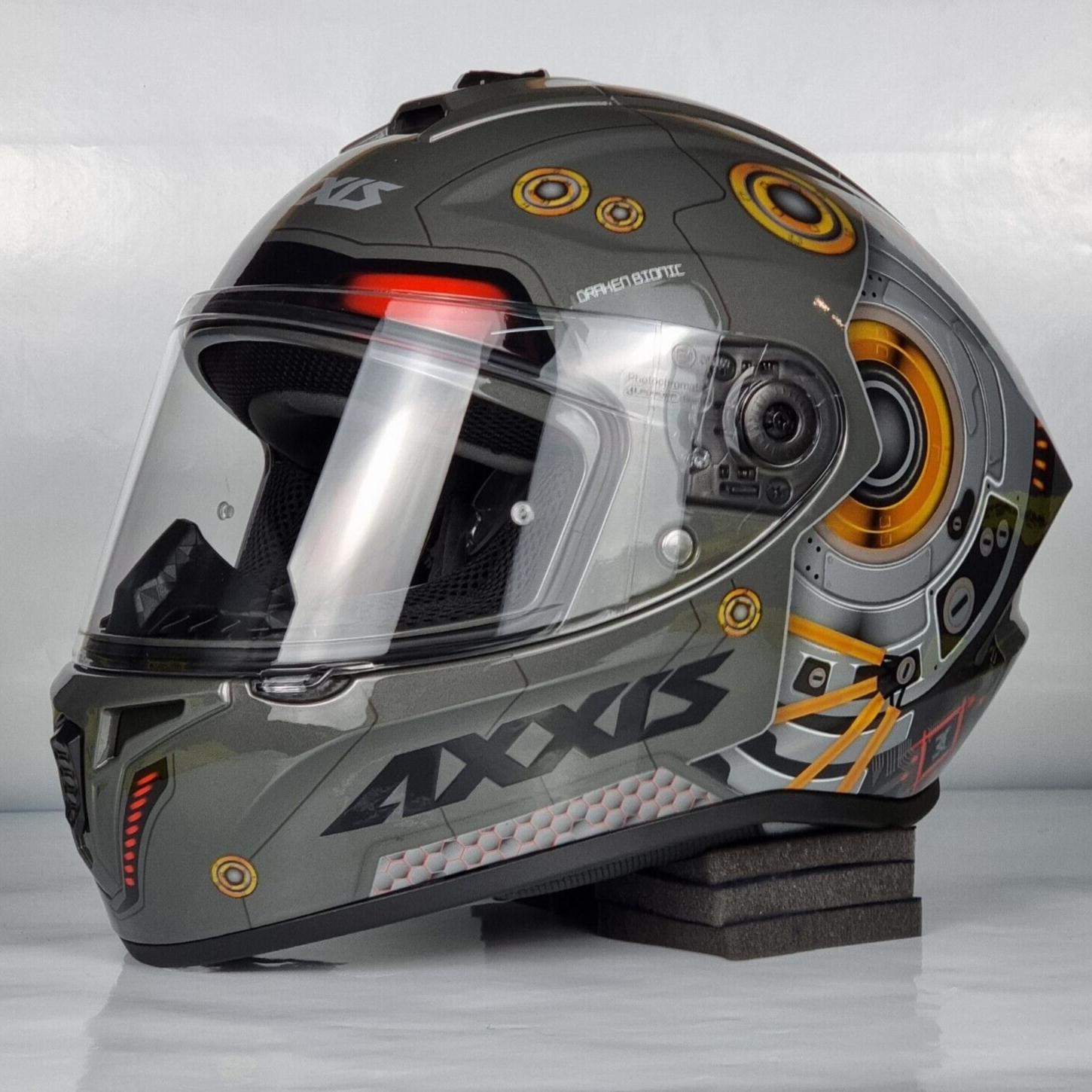 AXXIS Draken S Bionic A2 Gloss Black | Helm Full Face | Original Harga 2,090,000 rupiah*Gratis Ongkir