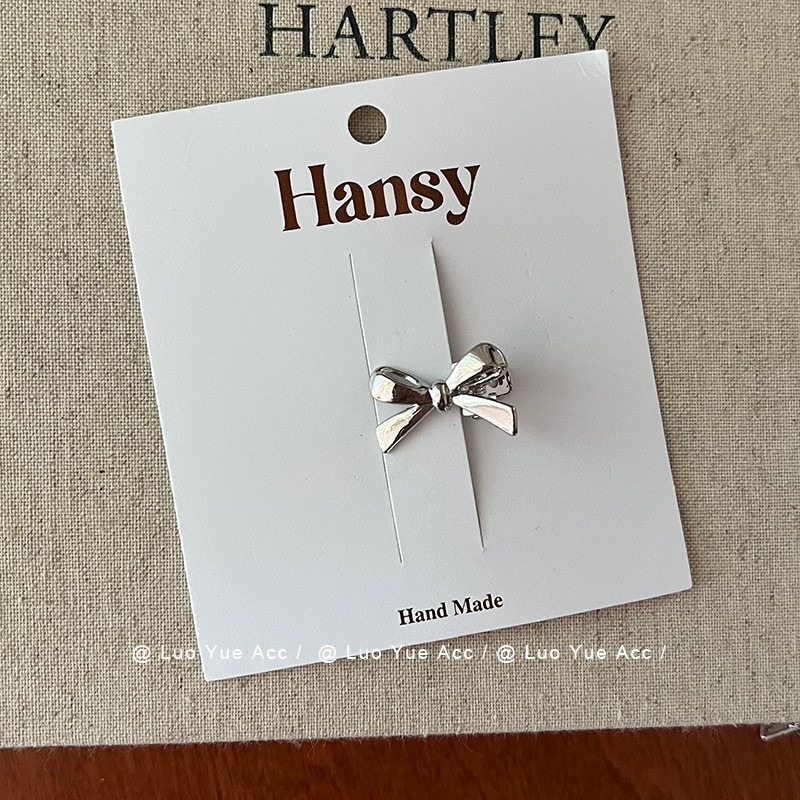 Kẹp Tóc Nơ Phong Cách Hàn Quốc Cho Nữ Thiết Kế Nhỏ Gọn Thời Trang