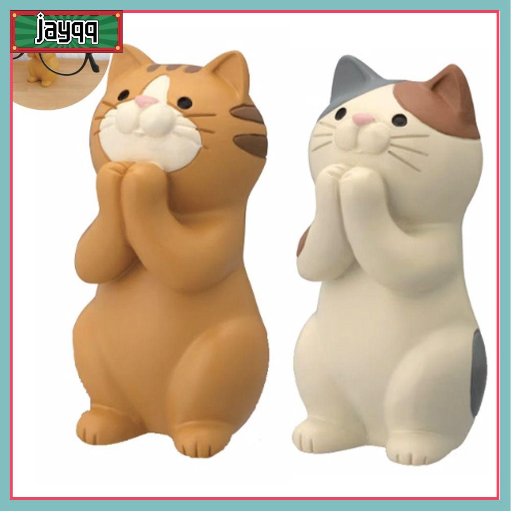 JAYQQ Nhựa Giá đỡ kính Họa tiết động vật Bền Giá trưng bày Quà tặng sáng tạo Đa chức năng Hộp đựng kính mắt mèo Phụ kiện kính mắt