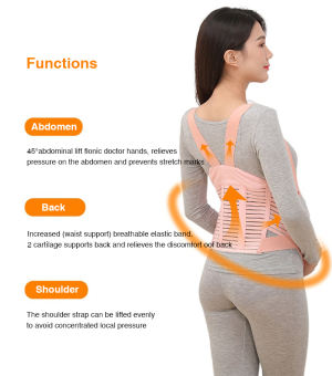 Đai nâng bụng bầu Đai nịt bụng & dựa lưng đai đeo bụng bầu Băng hỗ trợ lưng