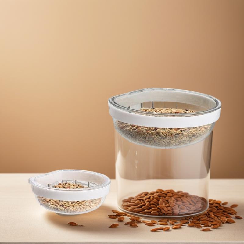 [HUSTOM] COD Bird Feeding Bowl Detachable Transparent Bowl Plastic Food Cup For Cage Convenient Hanging Seed Water Feeder For Parrots