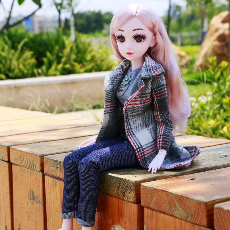 60Cm Doll Clothes BJD Doll Change Clothes Can Be Dressed Up Doll Essories