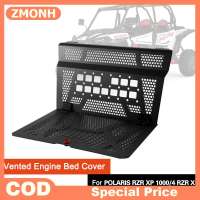 ZMONH UTV Rear Engine Bed Cover Compatible With Polaris RZR XP 1000   RZR XP Turbo 2014-2023 Vented Engine Cover