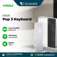【12 MONTHS WARRANTY】 Xiaomi Miiiw Wireless Keyboard + Silent Mouse Set - RF 2.4GHz 104 Keys Model B1040 For Black Only