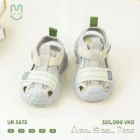 Dép bé trai bé gái Ualarogo Sandal quai dán đế cao su chống trượt bảo vệ bàn chân 5675
