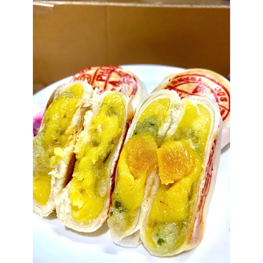  Bánh Pía Xưa Gói Giấy Hiệp Phát Nhân Mỡ Hành 380g cây 4cái 