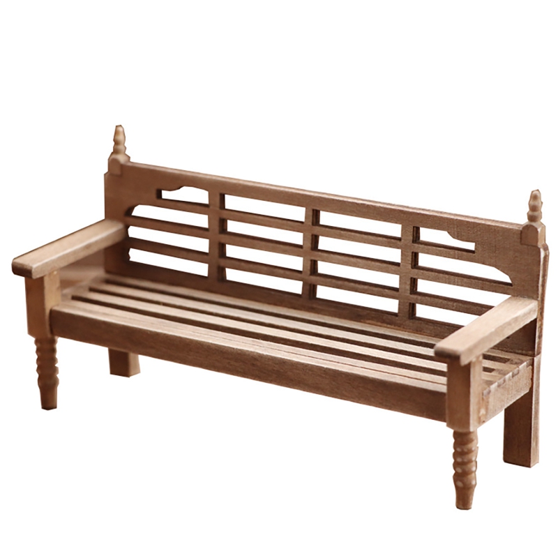 1 12 Dollhouse Miniature Park Bench
