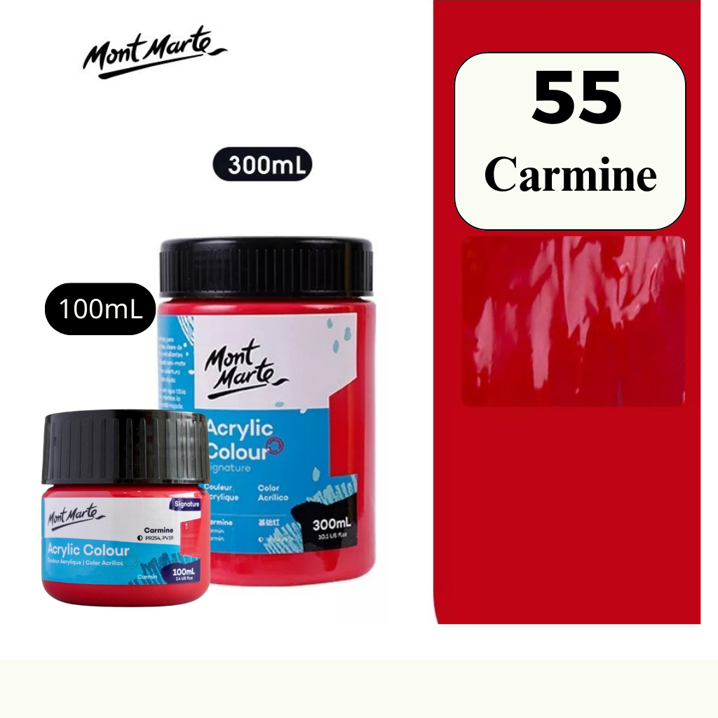 Màu vẽ Acrylic MONT MARTE - hủ 100ml chuyên vẽ áo giàytranh tườngsơn gỗ [ Tâm Tâm - Sugi ]