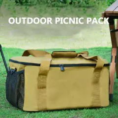 Tas Jinjing Waterproof Camping Picnic Duffel Bag 3 Slots - HT600D