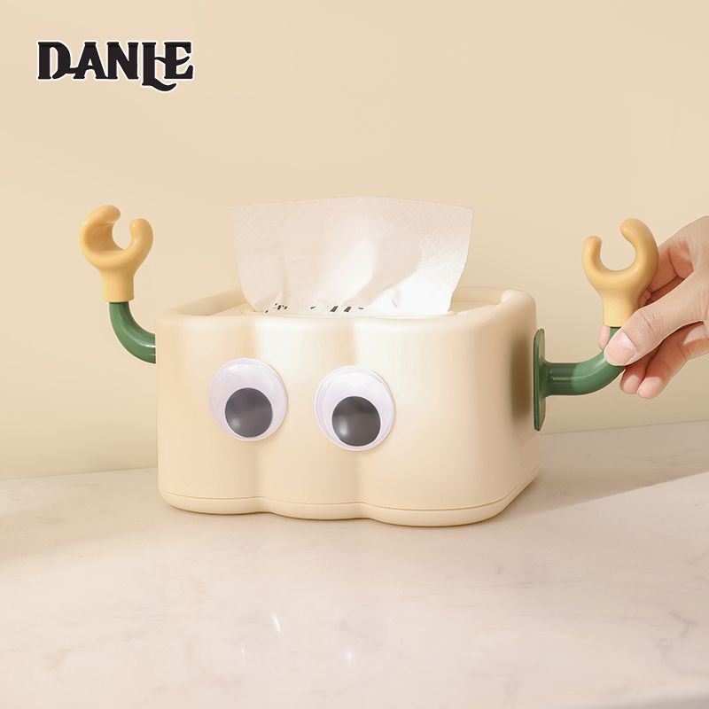 Big eyes cute trash can arm robot hand paper box hand creative cartoon hook kitchen door back hook ราคา 30 บาท*ส่งฟรี