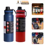 Bình giữ nhiệt thể thao Inox 304 dung tích 800-1000ml Giữ nhiệt 8- 10 tiếng, Có quai xách tiện lợi, BH 12 Tháng