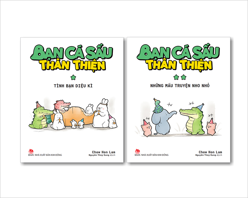 Kim Đồng - Combo Bạn cá sấu thân thiện (2 quyển)