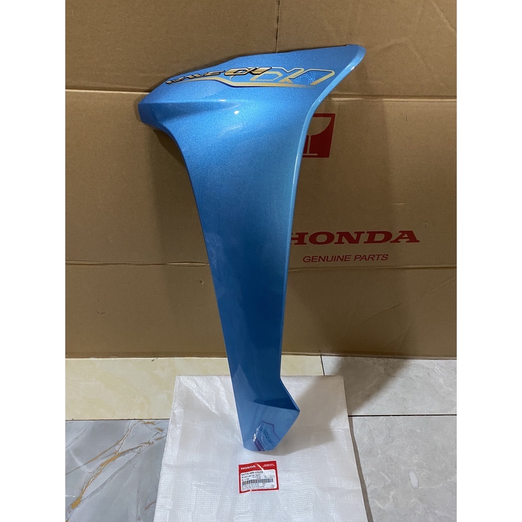 Cánh yếm bên trái | bửng yếm WAVE A110 (2020) màu Xanh ngọc chính hãng Honda (64770-K89-V50ZB)