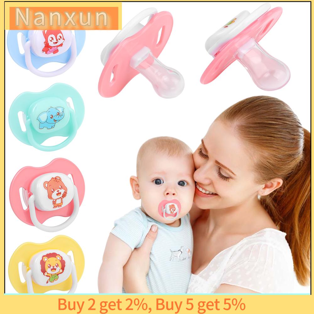 NWSJ Dễ thương Nắp chống bụi Trẻ sơ sinh Silicone Trẻ  biết đi  Soother  giả cho bé Dây buộc trẻ sơ sinh