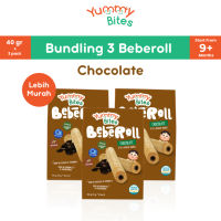 [BUNDLING 3] Yummy Bites Beberoll 40 GR Snack Baby/ Cemilan bayi