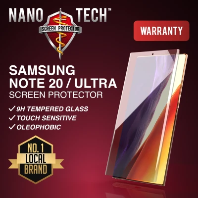 Nanotech Samsung Galaxy Note 20 / Note 20 Ultra Screen Protector Hydrogel Film / UV Liquid Adhesive Curve Glass