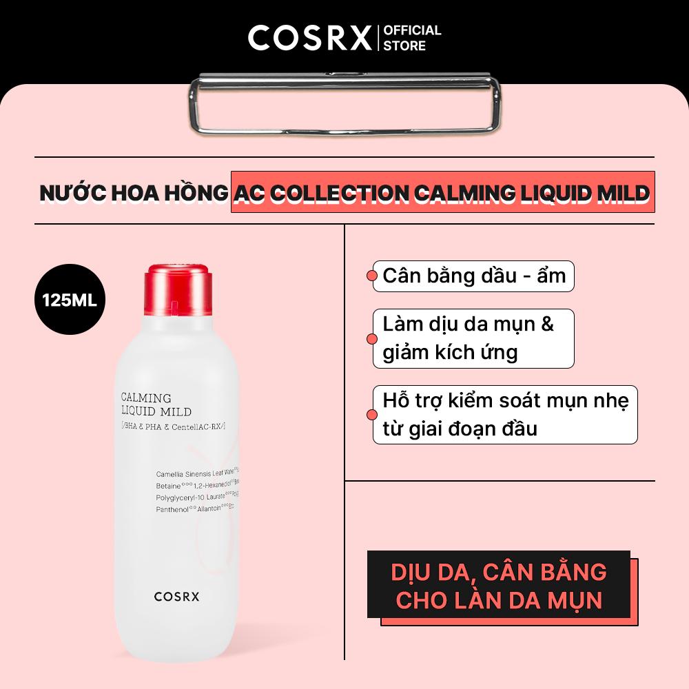 COSRX Nước Hoa Hồng Làm Dịu AC Collection Calming Liquid Mild 125ml