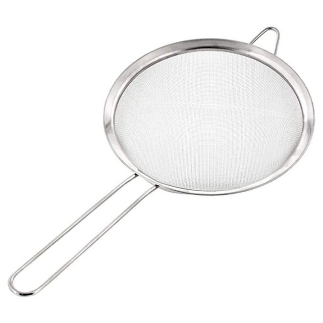 Yingke dây lưới nóng lọc dầu chao muỗng lọc bột rây rây rây nấu bếp Dụng cụ lọc thực phẩm